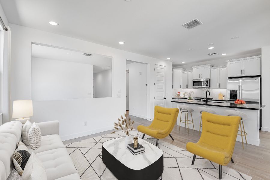 Furnished interior view inside a new home in Estrella, Goodyear (Image 11).