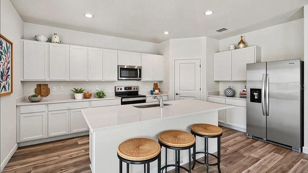 Furnished interior view inside a new home in Avalon Woods, Newberry (Image 6).