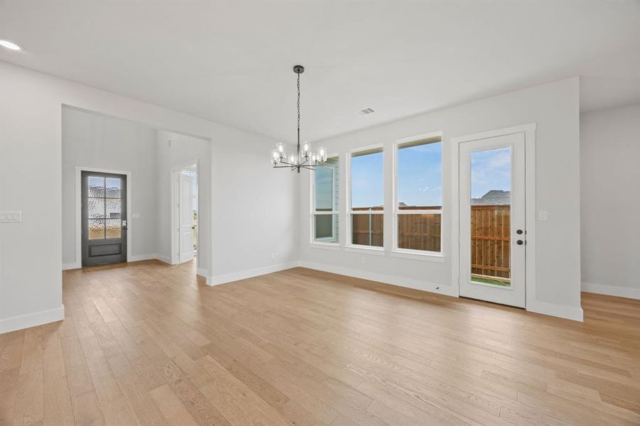 Spacious, unfurnished interior of a new home in The Heights at Uptown Celina, Celina (Image 22). Spacious, unfurnished interior of a new home in The Heights at Uptown Celina, Celina (Image 22).