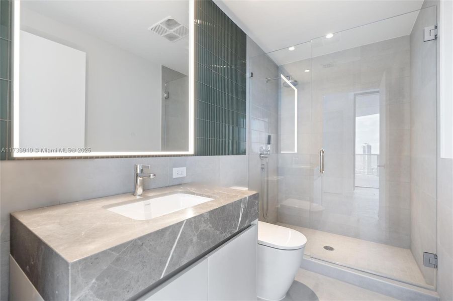 Furnished interior view inside a new home in Five Park, Miami (Image 17). Furnished interior view inside a new home in Five Park, Miami (Image 17).