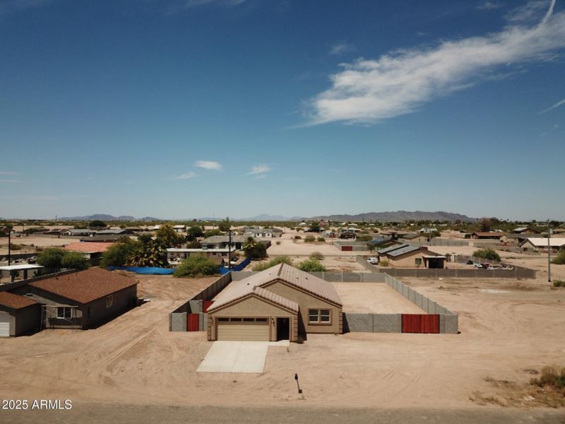 Aerial – Full Lot & Driveway