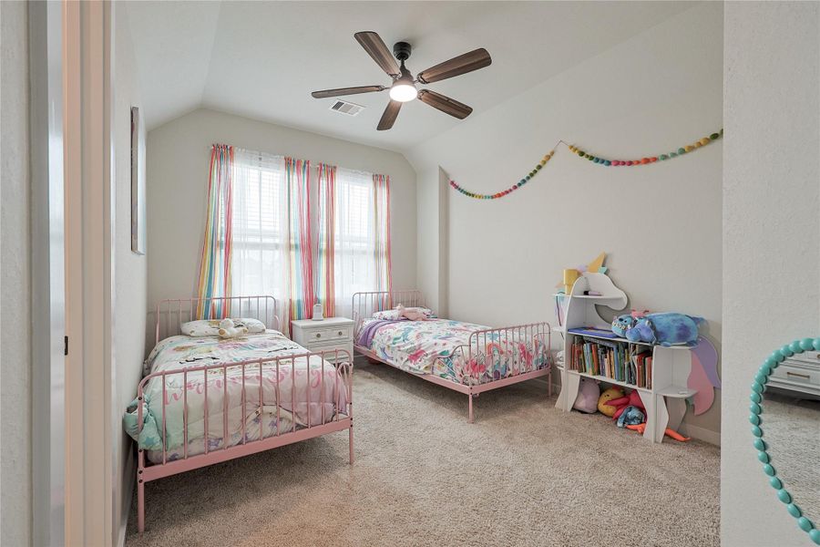 Furnished interior view inside a new home in Telge Ranch, Cypress (Image 42).