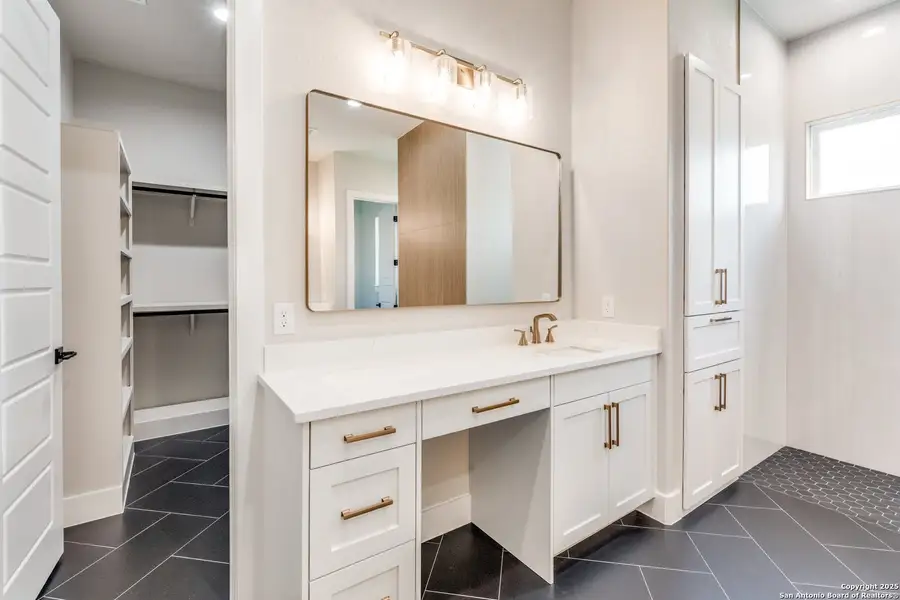 Furnished interior view inside a new home in , Adkins (Image 9).