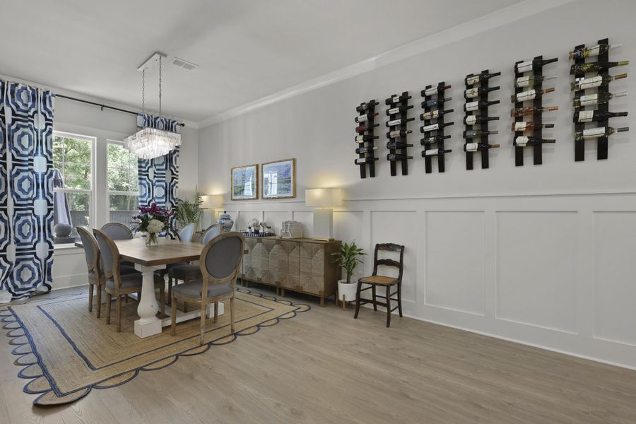 Furnished interior view inside a new home in , Mount Pleasant (Image 11).