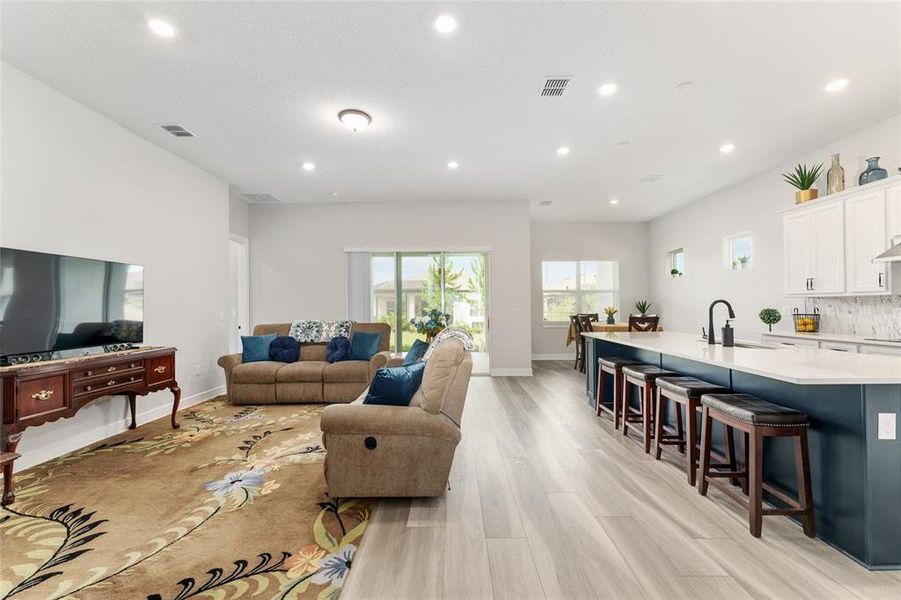 Furnished interior view inside a new home in Del Webb Stone Creek, Ocala (Image 14). Furnished interior view inside a new home in Del Webb Stone Creek, Ocala (Image 14).