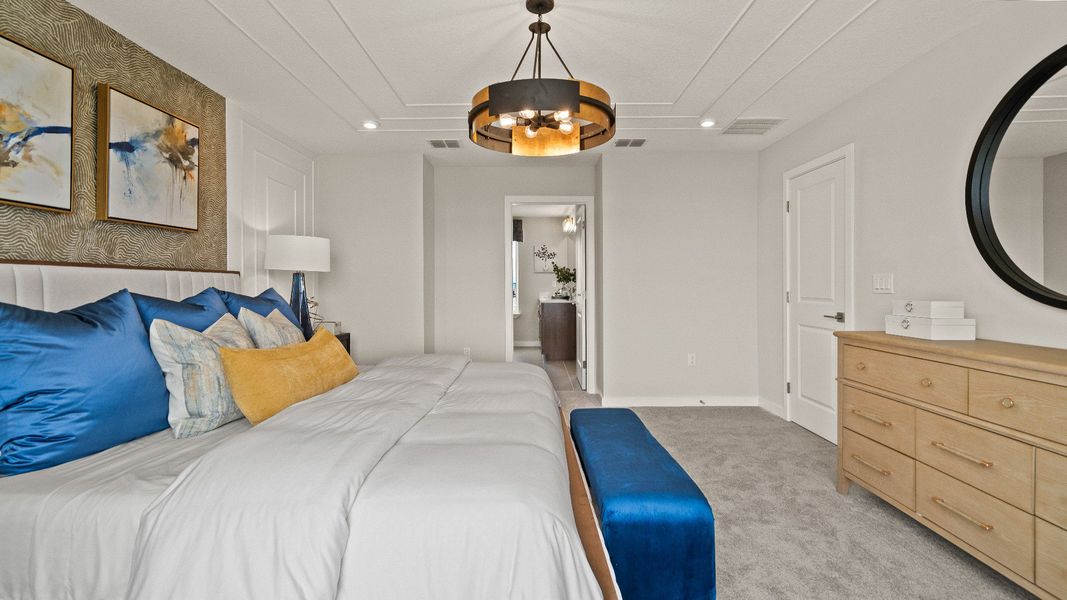 Representative furnished interior of a home built from the Highbourne by DRB Homes in Granary Park, Green Cove Springs (Image 46).