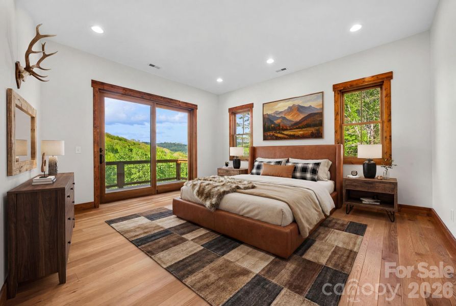 Furnished interior view inside a new home in , Banner Elk (Image 9).