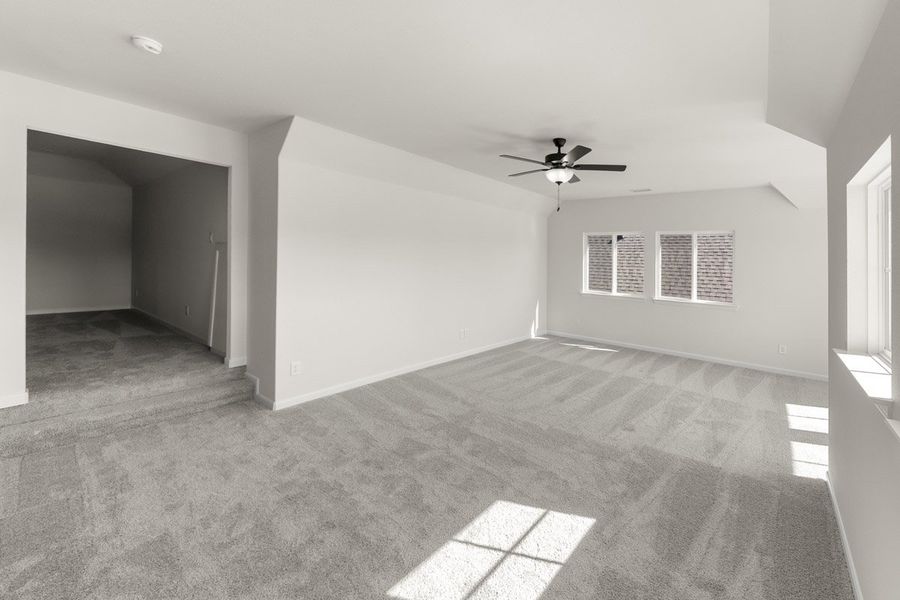 Representative unfurnished interior of a home built from the Preston by Pacesetter Homes in Park Hills, Rockwall (Image 31). Representative unfurnished interior of a home built from the Preston by Pacesetter Homes in Park Hills, Rockwall (Image 31).