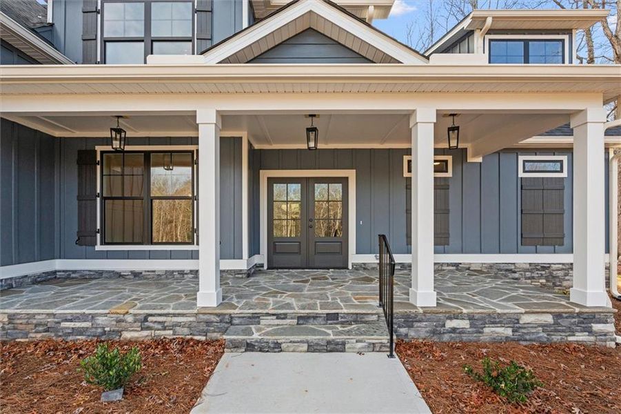 Exterior details and patio area of a home in , Carrollton (Image 3).