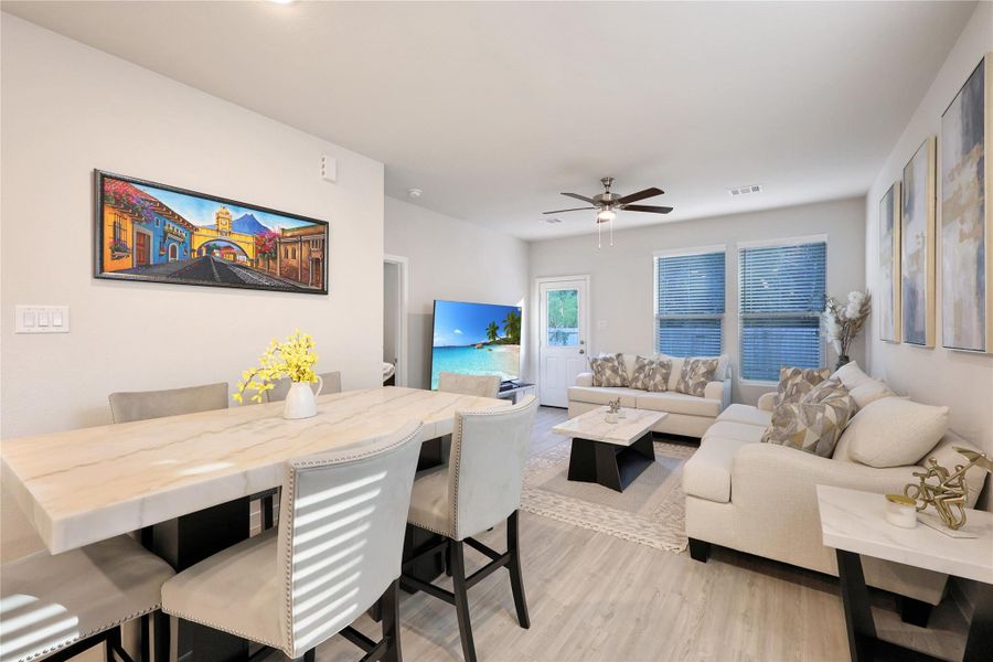 Furnished interior view inside a new home in , Porter (Image 14).