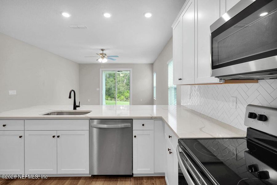 Furnished interior view inside a new home in , Jacksonville (Image 10). Furnished interior view inside a new home in , Jacksonville (Image 10).