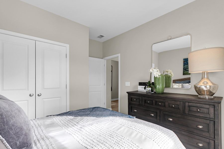 Furnished interior view inside a new home in Fairway Woods at Wyboo, Manning (Image 19). Furnished interior view inside a new home in Fairway Woods at Wyboo, Manning (Image 19).