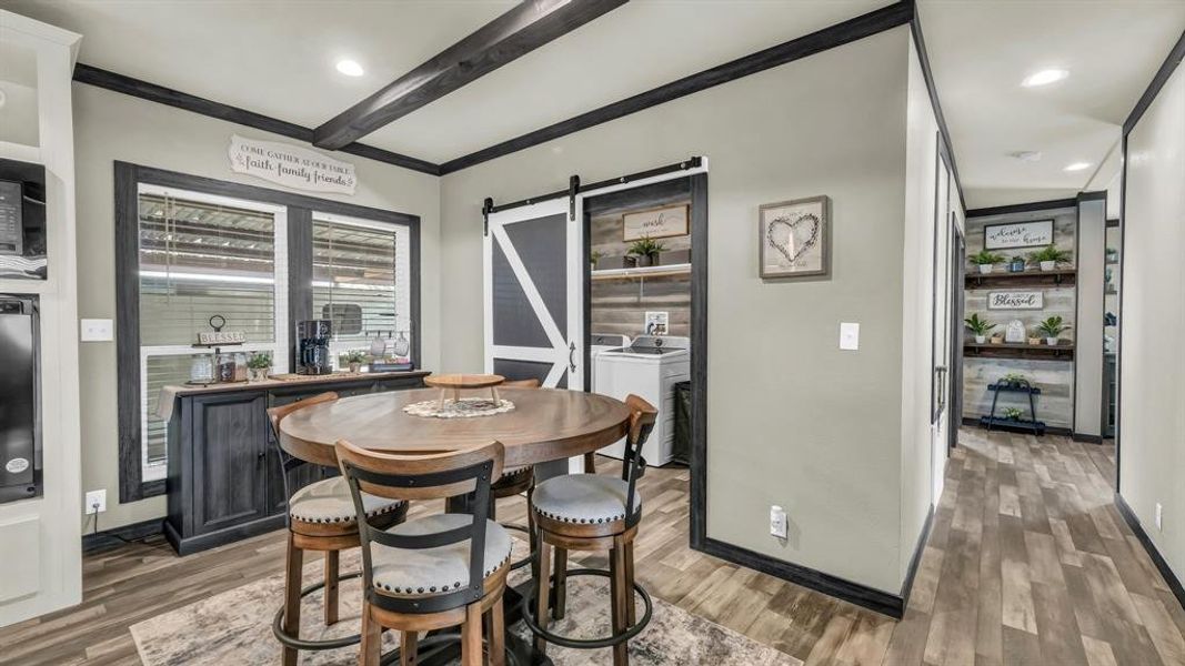 Furnished interior view inside a new home in , Comanche (Image 5).