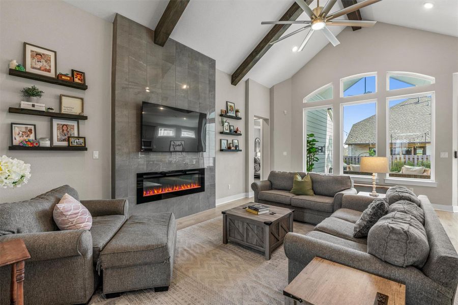 Furnished interior view inside a new home in Bryson, Leander (Image 13). Furnished interior view inside a new home in Bryson, Leander (Image 13).