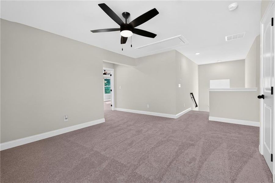 Spacious, unfurnished interior of a new home in Villas at Dawsonville, Dawsonville (Image 43). Spacious, unfurnished interior of a new home in Villas at Dawsonville, Dawsonville (Image 43).