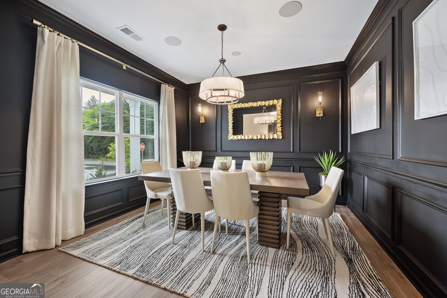 Furnished interior view inside a new home in Maddox Station, Eatonton (Image 4).