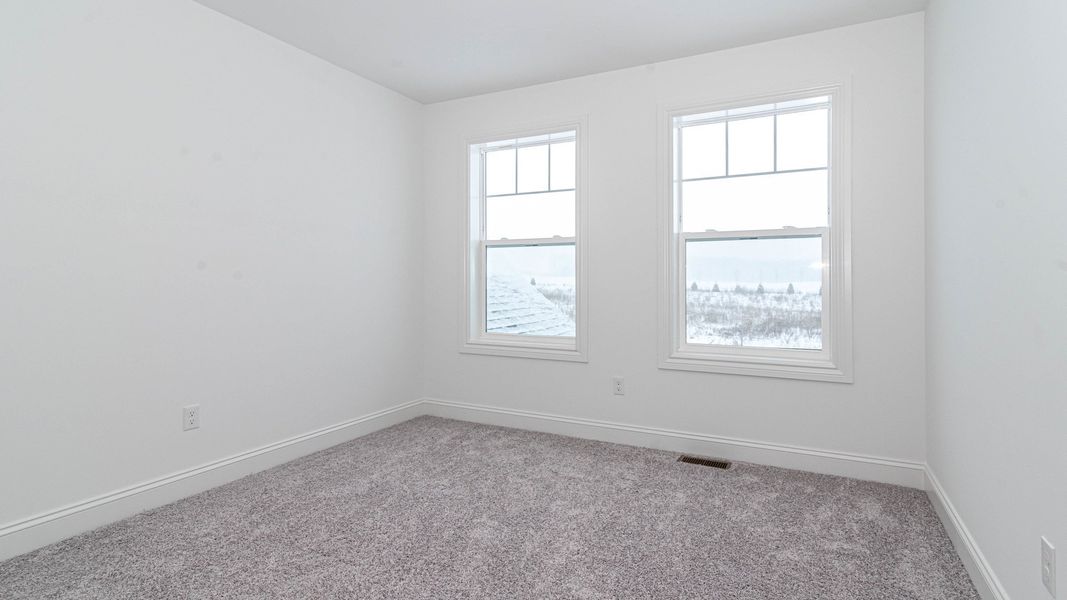 Representative unfurnished interior of a home built from the The Briarhaven III Side Entry by Norfolk Homes in Fosdick Glen of Saline, Saline (Image 44).