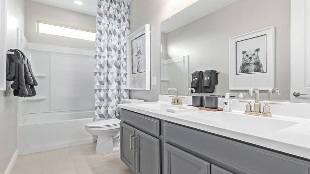 Representative furnished interior of a home built from the Sapphire by Taylor Morrison in Paradisi, Surprise (Image 29).