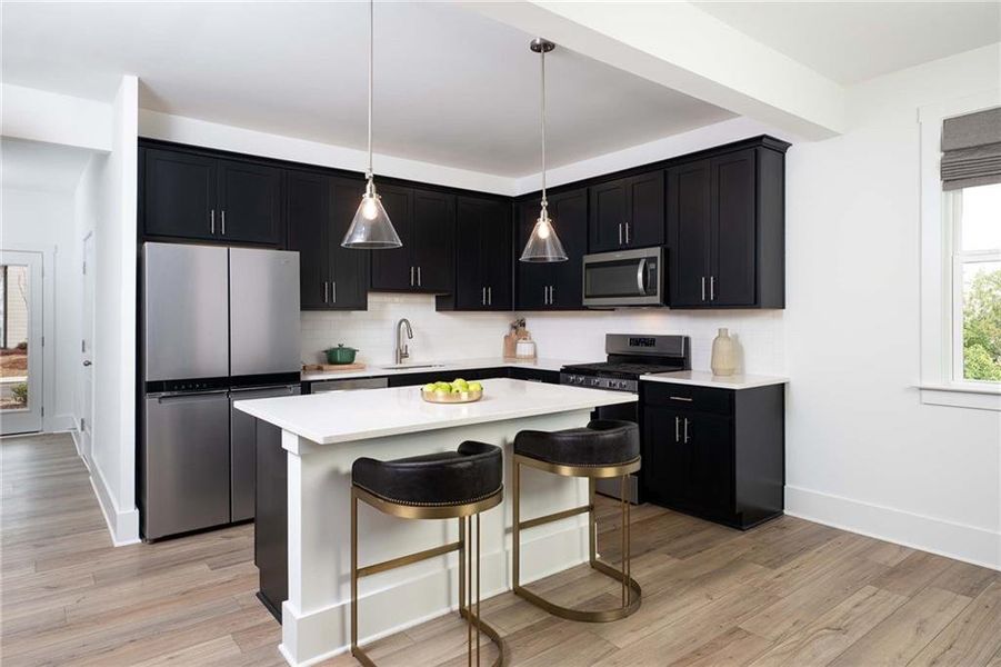 Furnished interior view inside a new home in Park Vue, Atlanta (Image 12).