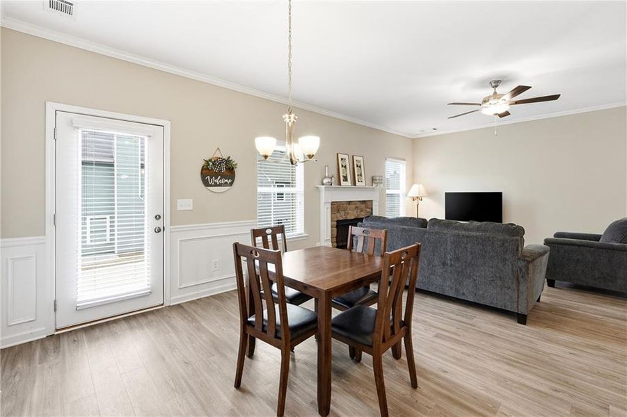 Furnished interior view inside a new home in , Cartersville (Image 15).
