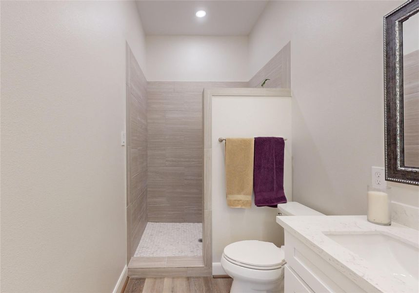 Furnished interior view inside a new home in , The Woodlands (Image 12).