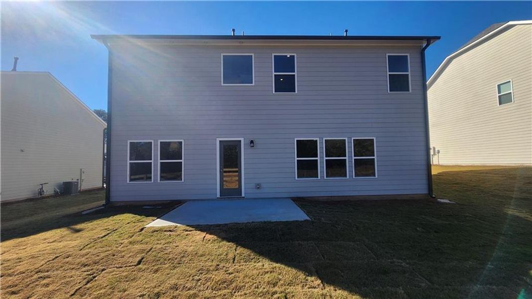 Exterior details and patio area of a home in The Estates at Casteel, Bethlehem (Image 18).