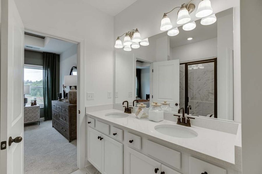 Representative furnished interior of a home built from the Archer by Ashton Woods in Reverie on Cumberland, Atlanta (Image 45).