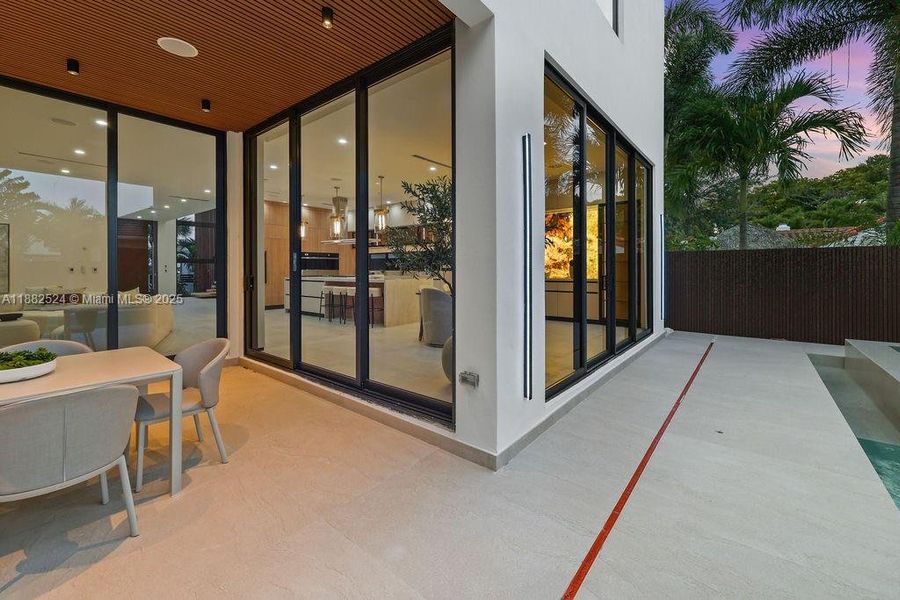 Furnished interior view inside a new home in , Fort Lauderdale (Image 43).