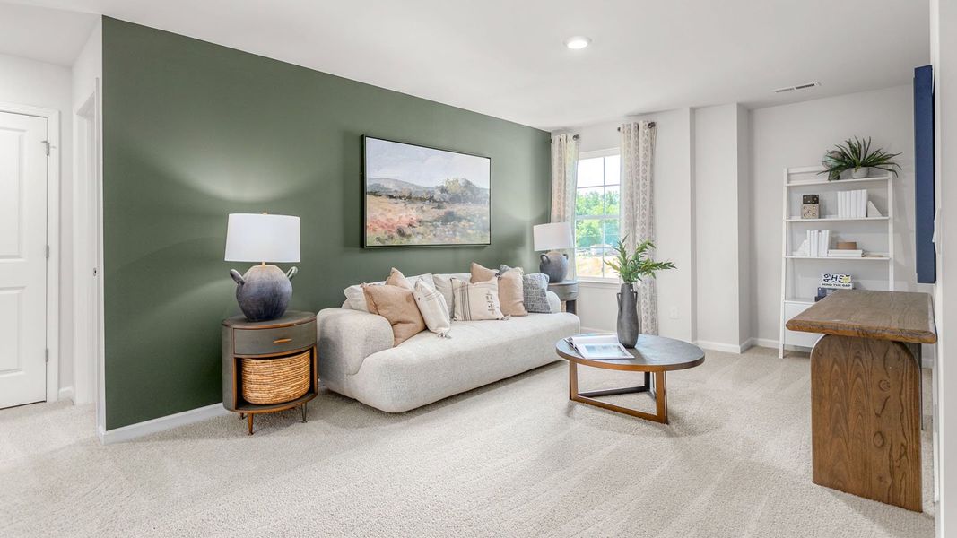 Furnished interior view inside a new home in Cambridge Park, Mebane (Image 17).