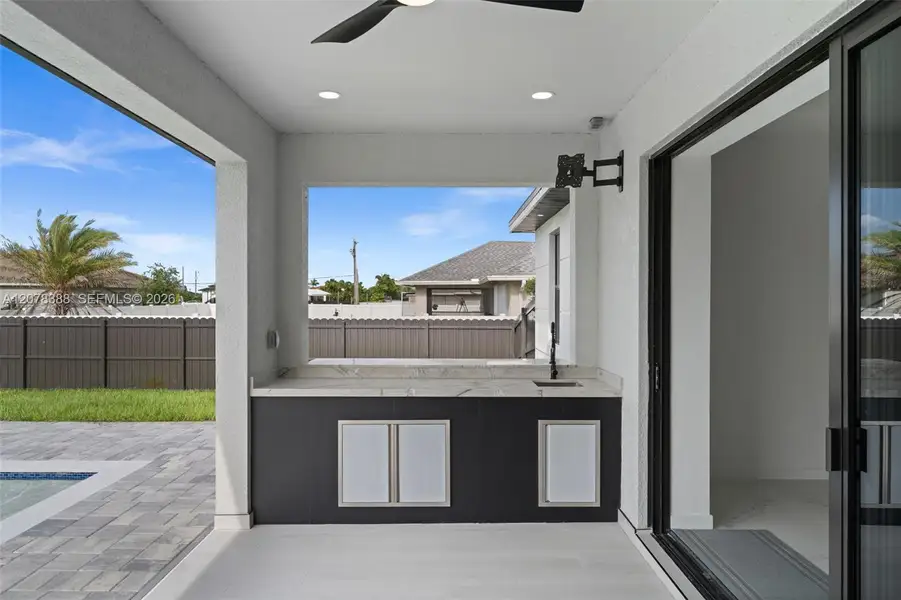 Exterior details and patio area of a home in , Cape Coral (Image 3).