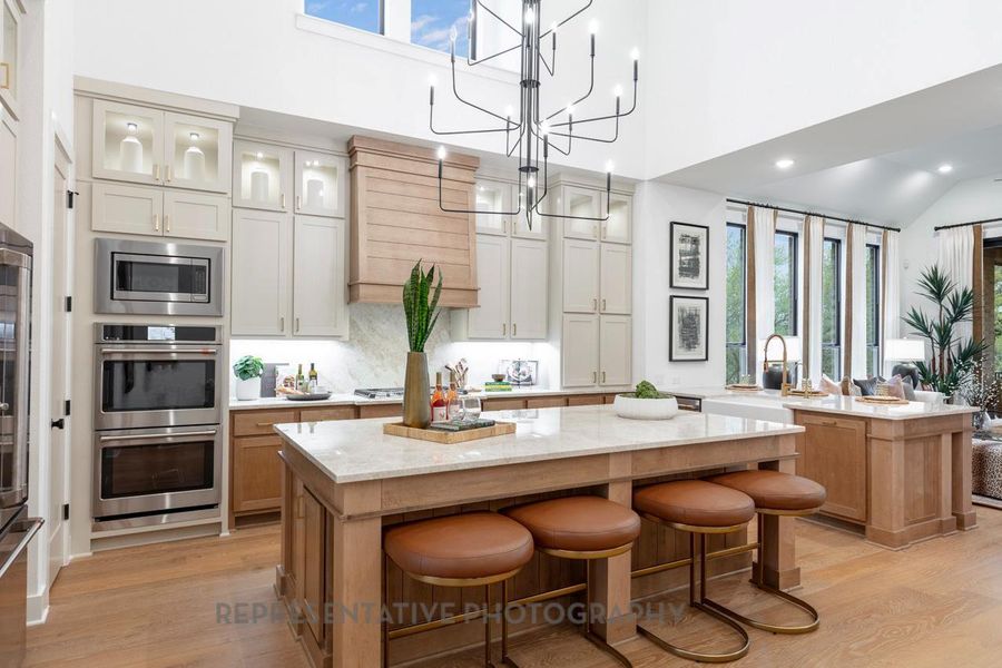 Furnished interior view inside a new home in The Woodlands Hills, Willis (Image 4).