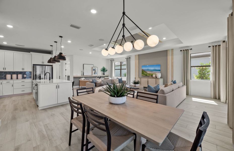 Representative furnished interior of a home built from the Mystique by Pulte Homes in Arbor Oaks, North Port (Image 8).