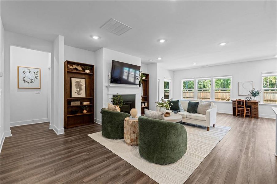 Furnished interior view inside a new home in Candleberry Place, Sharpsburg (Image 6).