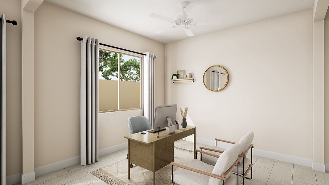 Furnished interior view inside a new home in Soleo, San Tan Valley (Image 13).