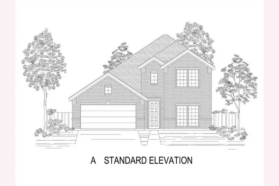 Representative rendering of the exterior for the Edgecliff F by First Texas Homes (Image 3).