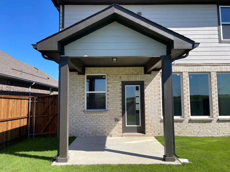 Covered Patio Construction Progress