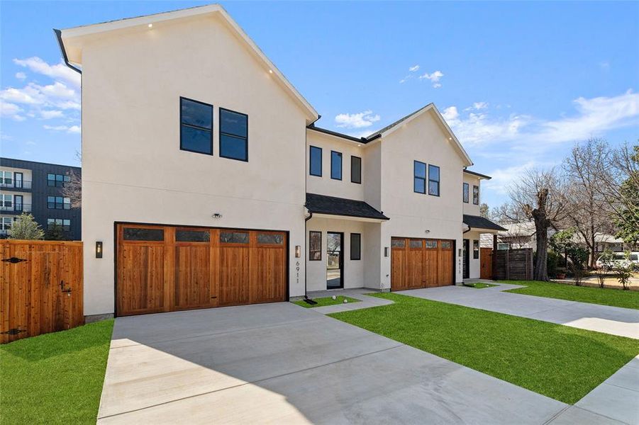 Exterior details and patio area of a home in , Dallas (Image 3). Exterior details and patio area of a home in , Dallas (Image 3).