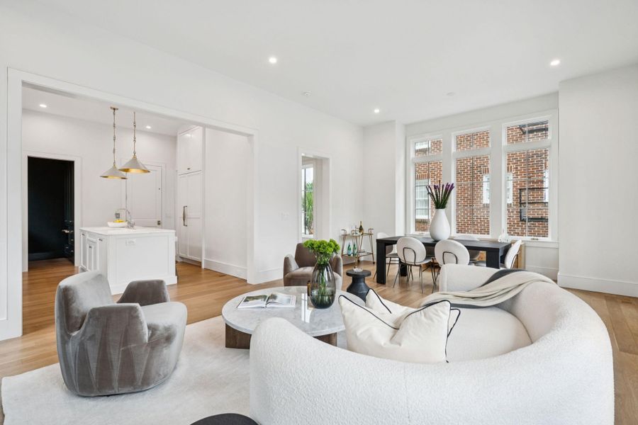 Furnished interior view inside a new home in , Charleston (Image 14).