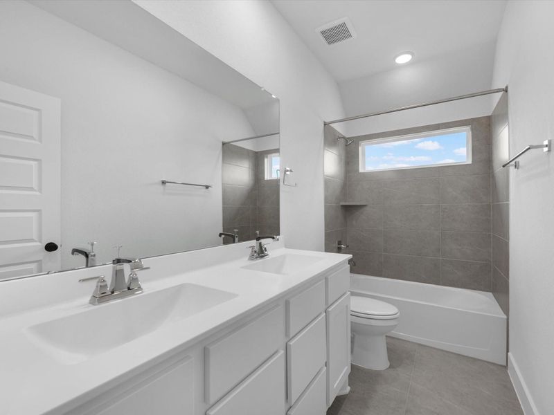 Furnished interior view inside a new home in Pecan Ridge, Fulshear (Image 7).