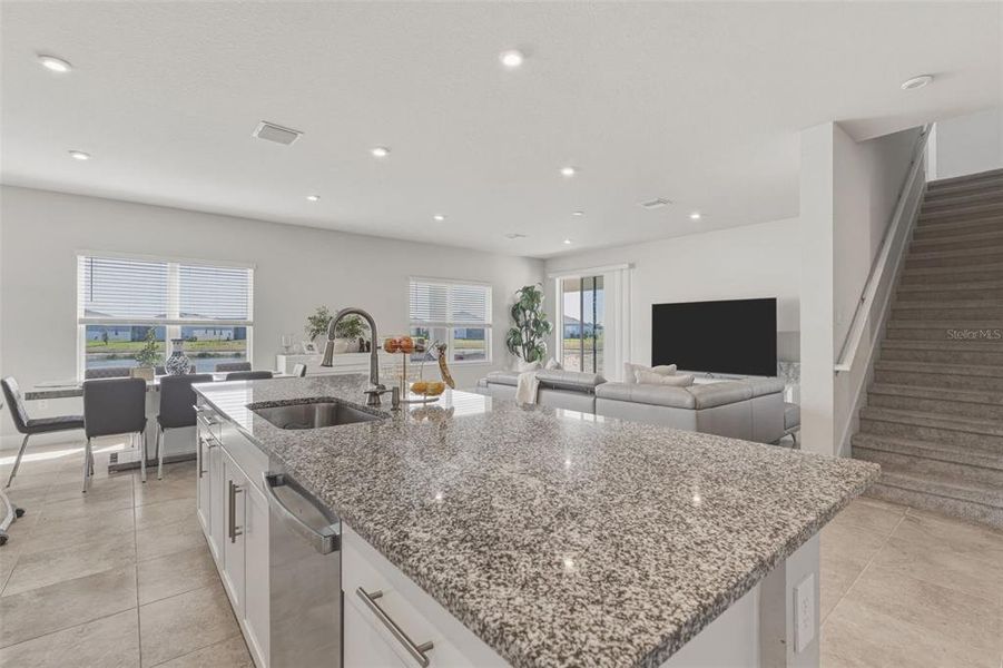 Furnished interior view inside a new home in West Port Single Family Homes, Port Charlotte (Image 12).