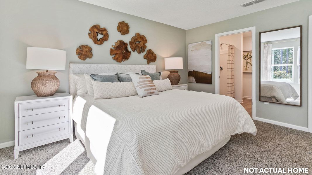 Furnished interior view inside a new home in Rookery, Green Cove Springs (Image 9).