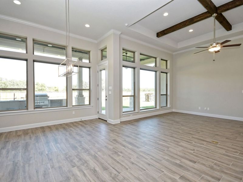 Representative unfurnished interior of a home built from the Siena III by Giddens Homes in Clearwater Ranch, Liberty Hill (Image 26).