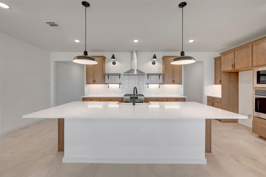 Stunning island kitchen