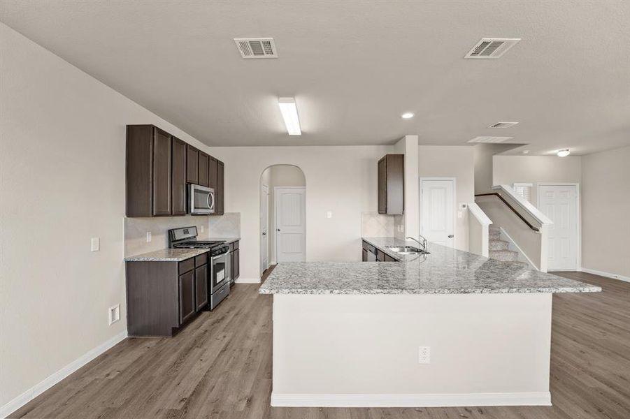 Photos are a representation of the floor plan. Options and interior selections will vary.