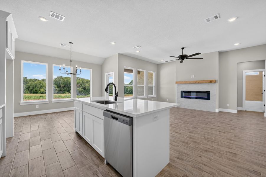 Furnished interior view inside a new home in Taylor Ranch, Springtown (Image 10).