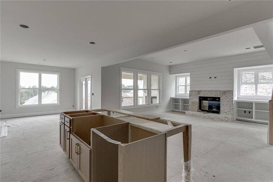 In-progress construction of a new home in , Buford, GA (Image 18).