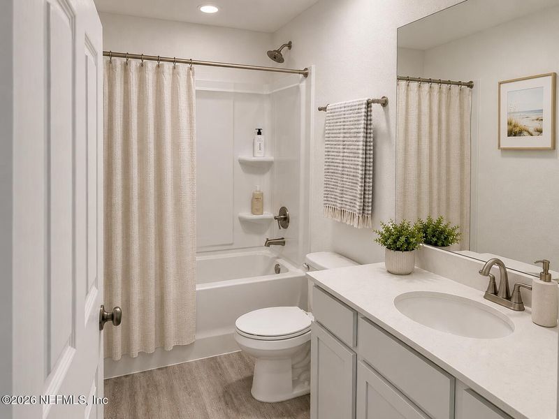 Furnished interior view inside a new home in , Jacksonville (Image 8).