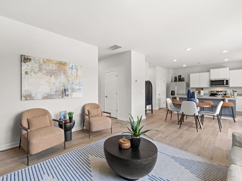 Furnished interior view inside a new home in Oakleigh Glen, Dallas (Image 21).