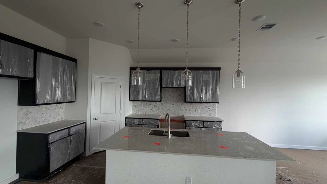 Kitchen Construction Progress featuring the Roosevelt Collection