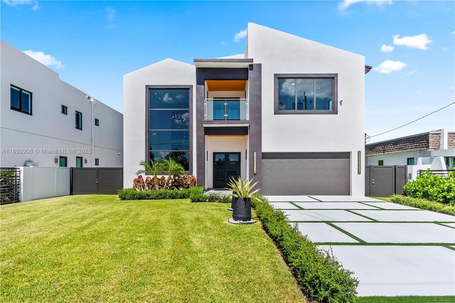 Front exterior of a new home in , Miami, FL, highlighting curb appeal (Image 23).